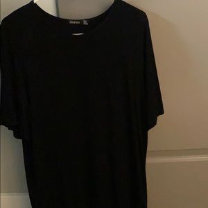 Boohoo open back tee